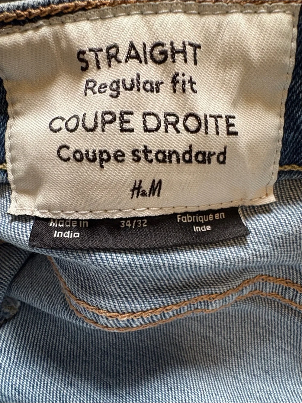 H&M 34x32 straight